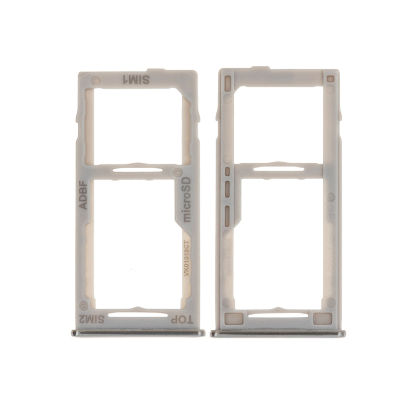 Sim/ Memory Card Tray Replacement for Galaxy A42 A426- Prism Dot White