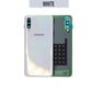 Back Glass Cover with Camera Lens Replacement for Galaxy A50 2019 A505- White