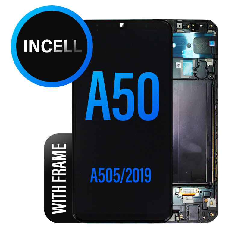 Premium Incell LCD Touch Screen Assembly + Frame Compatible For Galaxy A50 2019 A505