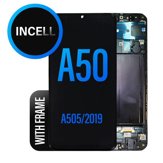 Premium Incell LCD Touch Screen Assembly + Frame Compatible For Galaxy A50 2019 A505