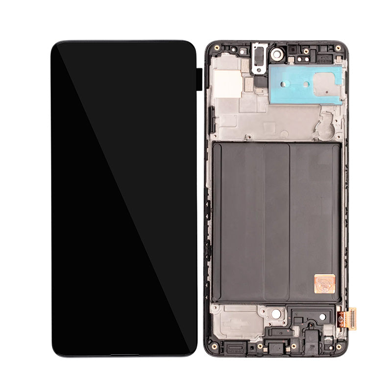 LCD Digitizer Screen Assembly with Frame Service Pack for Galaxy A51 2020 A515