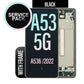 LCD Digitizer Screen Assembly with Frame Service Pack for Galaxy A53 5G 2022 A536- Black