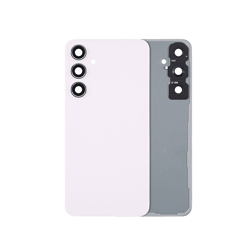 Back Glass Cover with Camera Lens For Galaxy A55 5G