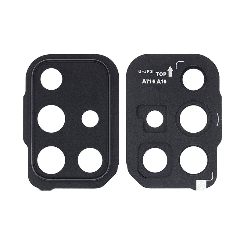 Back Camera Lens With Cover Bezel Compatible For Samsung Galaxy A71 5G A716- Black