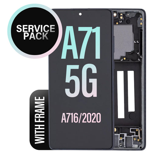 LCD Digitizer Screen Assembly With Frame Service Pack for Galaxy A71 5G A716