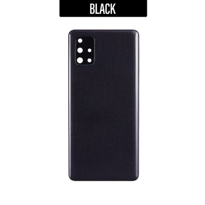 Back Battery Cover Glass Replacement With Camera Lens for Galaxy A71 2020 A715