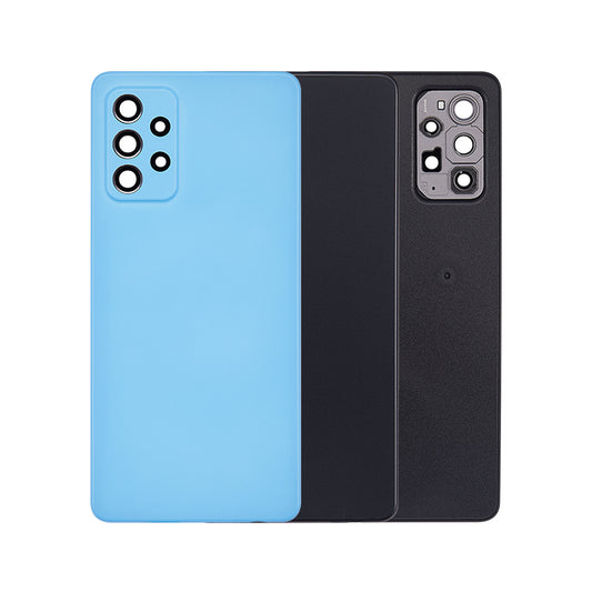 Back Battery Cover Glass with Camera Lens Replacement for Galaxy A72 2021 A725