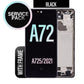 LCD Touch Screen Assembly With Frame For Galaxy A72 A725- Black