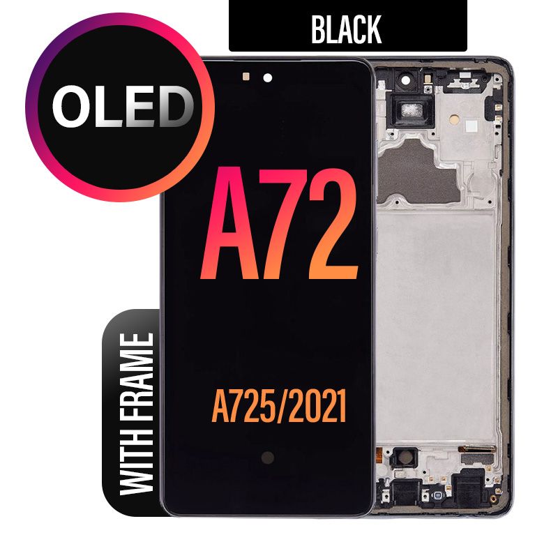 OLED LCD Touch Screen Assembly + Frame Replacement For Galaxy A72 2021 A725