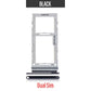 Dual SIM card tray Replacement for Samsung Galaxy A80 -Black