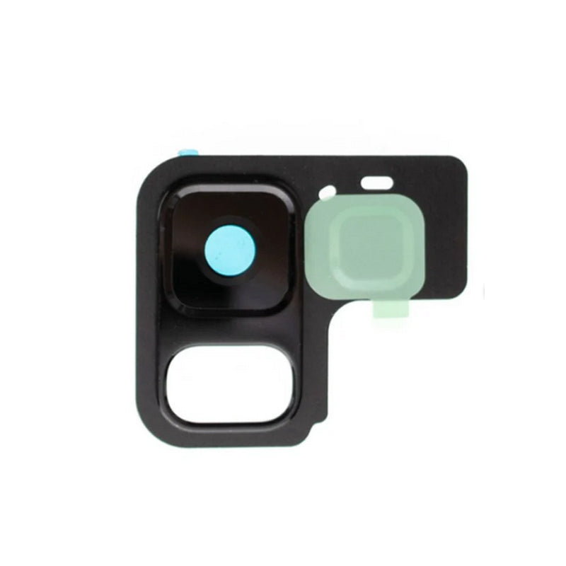 Camera Lens with Metal Frame Replacement for Galaxy A8 2018 A530- Black