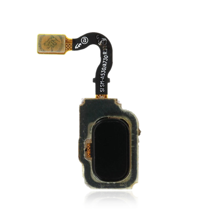 Home Button Flex Replacement for Galaxy A8 2018 (A530)- Black
