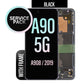 LCD Digitizer Screen Assembly with Frame Service Pack for Galaxy A90 5G 2019 A908- Black