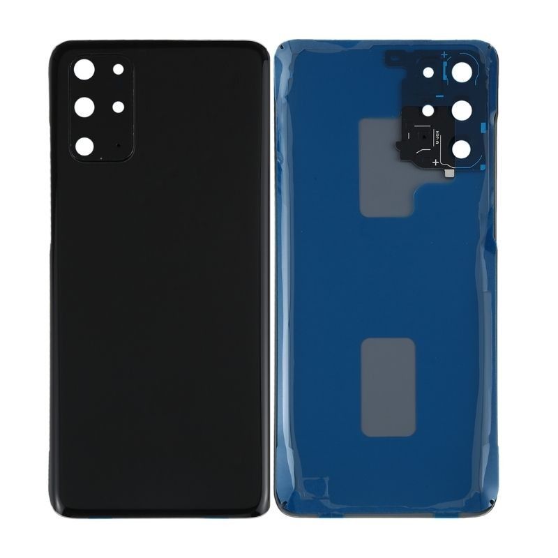 Back Battery Cover Glass With Camera Lens For Galaxy S20 Plus/ S20 Plus 5G - Black