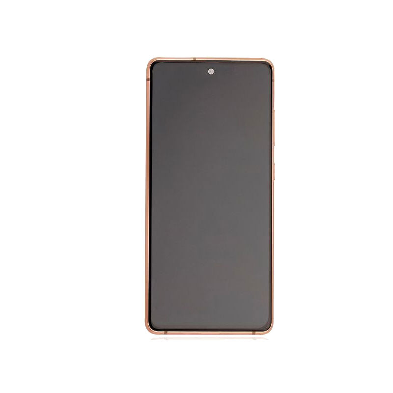 LCD Digitizer Screen Assembly with Frame Service Pack Replacement for Galaxy S20 FE G780-G781 - Cloud Orange
