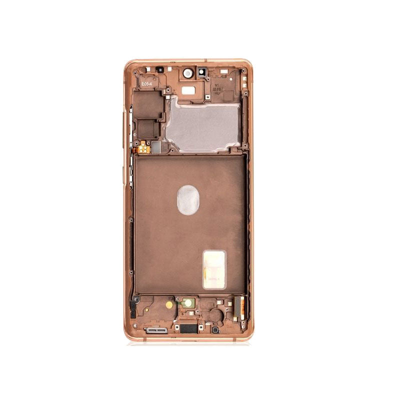 LCD Digitizer Screen Assembly with Frame Service Pack Replacement for Galaxy S20 FE G780-G781 - Cloud Orange