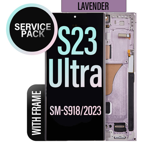 Galaxy S23 Ultra LCD Touch Screen Assembly - Lavender