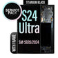 LCD Digitizer Screen Assembly with Frame Service Pack Replacement for Galaxy S24 Ultra S928 - Titanium Black