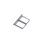 Sim Card Tray Dual Sim For Galaxy S6 - Silver