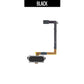 Home Button Flex Assembly For Galaxy S6  - Black