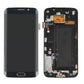 Original LCD Digitizer Screen Assembly with Frame  for Galaxy S6 Edge G925 - Black