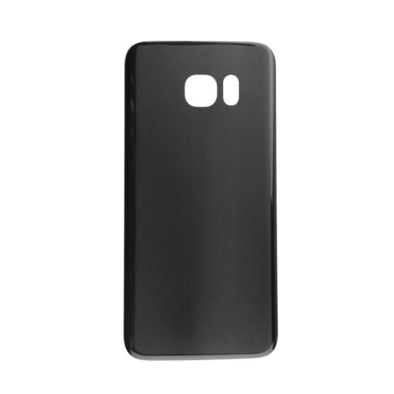 Back Glass Cover For Galaxy S7 Edge - Black