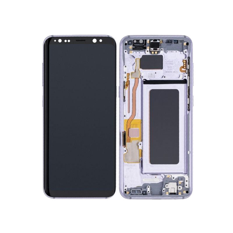 LCD Digitizer Screen Assembly With Frame Service Pack for Galaxy S8 G950 - Orchid Grey
