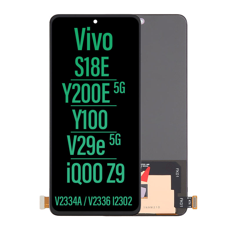 LCD Touch Screen Assembly For Vivo S18E/ Y200 5G/ Y200E 5G/ Y100/ V29E 5G/ V40 SE 5G/ V30 Lite / V30SE/ IQOO Z9 5G/ T3 5G