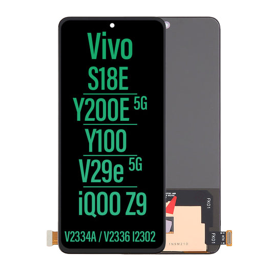 LCD Touch Screen Assembly For Vivo S18E/ Y200 5G/ Y200E 5G/ Y100/ V29E 5G/ V40 SE 5G/ V30 Lite / V30SE/ IQOO Z9 5G/ T3 5G