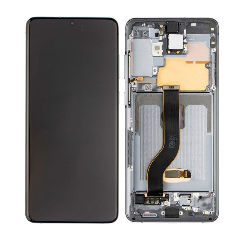 LCD Digitizer Screen Assembly with Frame Service Pack for Galaxy S20 Plus/ S20 Plus 5G  G986 - Cosmic Gray