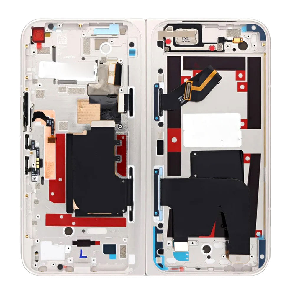 Fold LCD Touch Screen Assembly Complete (Service Pack) For Google Pixel 9 Pro- Porcelain