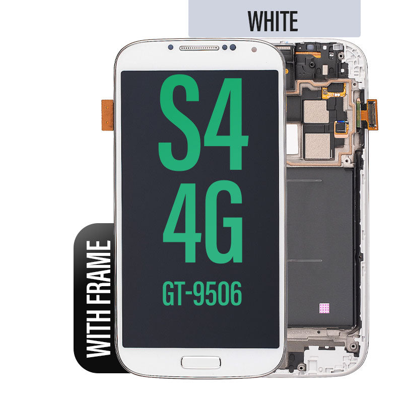 LCD Touch Screen Assembly With Frame For Galaxy S4 4G  GT-9506