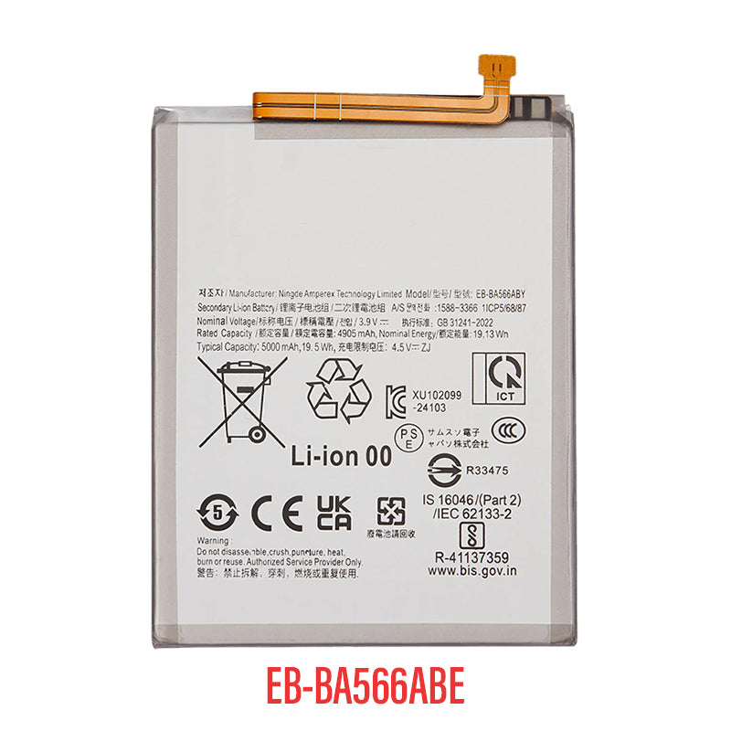 Battery Replacement EB-BA566ABE for Galaxy A36 5G/ A37 5G/ A56 5G/ A57 5G