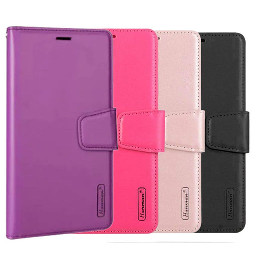 Hanman Wallet Leather Case Cover for Galaxy A06