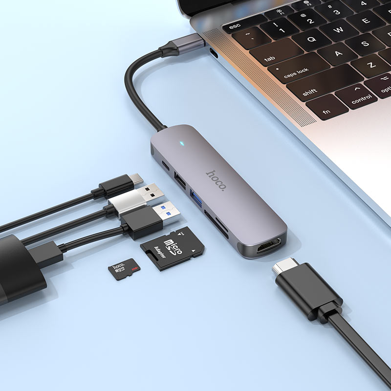 Hoco USB-C 6-in-1 Multi-Function Converter HB28