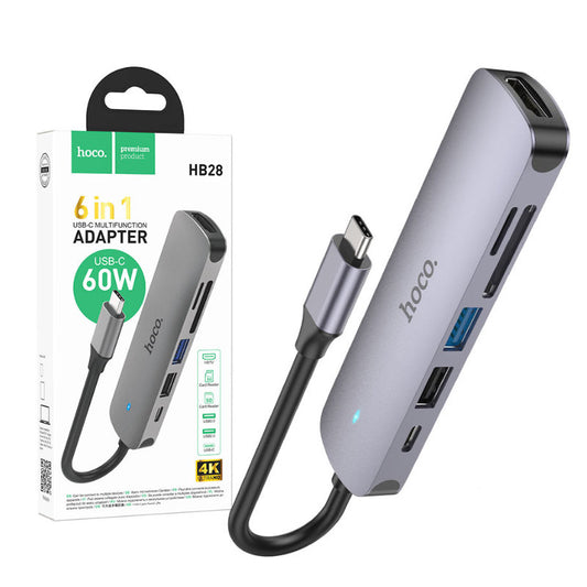 Hoco USB-C 6-in-1 Multi-Function Converter HB28