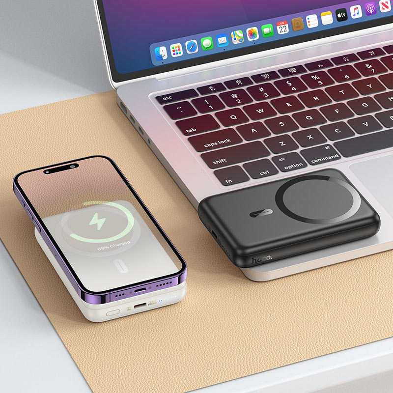 Hoco 20W 10,000mAh Magsafe Magnetic Wireless Power Bank J141 (MagSafe Compatible)