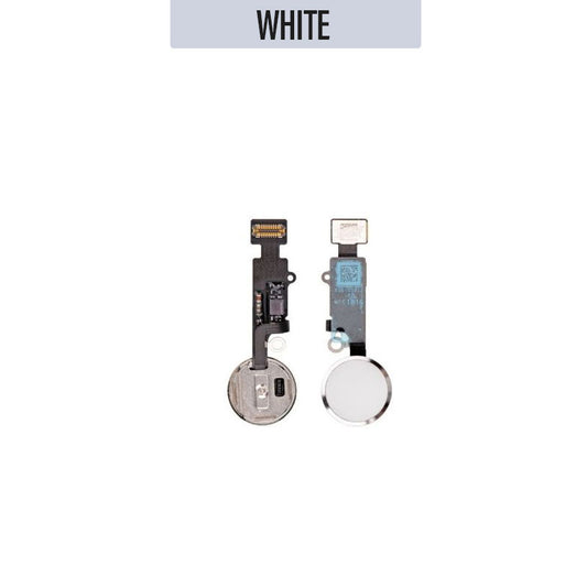 Aftermarket Home Button and Flex Cable 6th gen For iPhone 8 / 8 Plus / 7 / 7 Plus/ SE 2020 - White