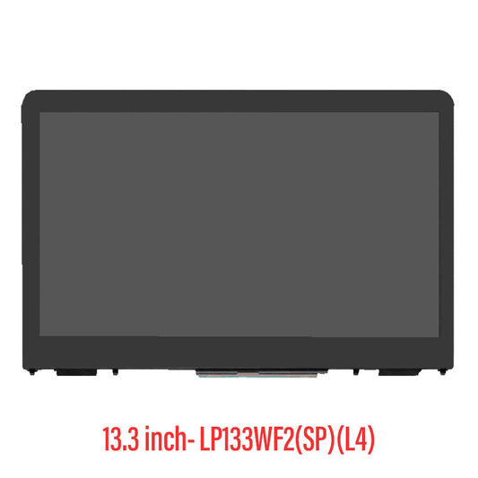 HP Pavilion x360 13-U Series LCD Touch Screen Assembly with Bezel for 13.3 inch- LP133WF2(SP)(L4)