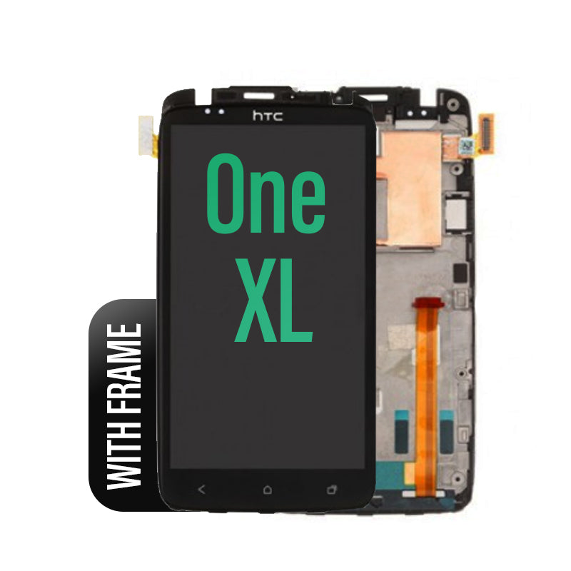 LCD Touch Screen Assembly with Frame for HTC One XL
