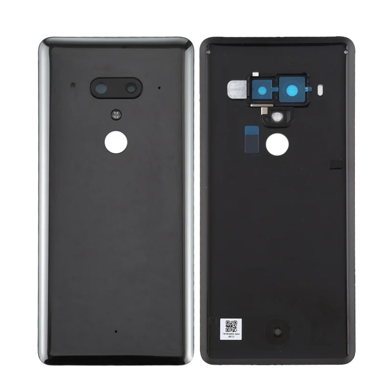 Back Glass Cover For HTC U12 Plus- Black