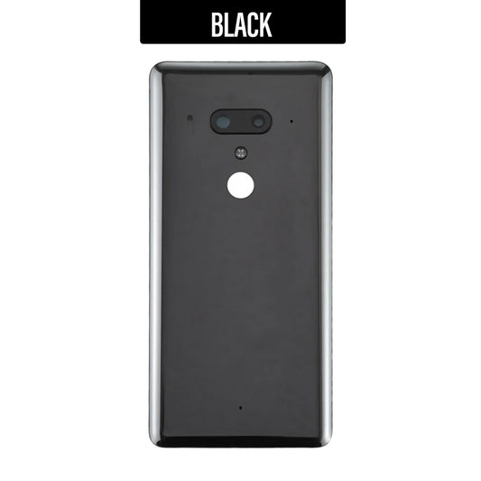 Back Glass Cover For HTC U12 Plus- Black