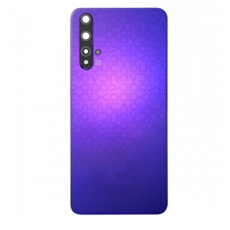 Back Glass Cover with Camera Lens For Huawei Nova 5T-Midsummer Purple