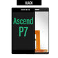 LCD Digitizer Screen Assembly Replacement for Huawei Ascend P7-Black