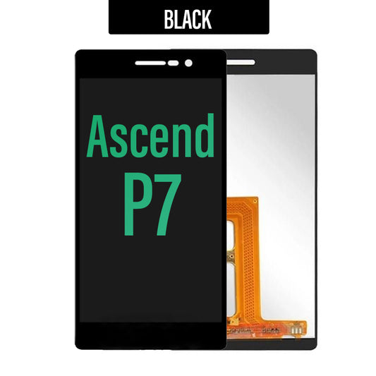 LCD Digitizer Screen Assembly Replacement for Huawei Ascend P7-Black