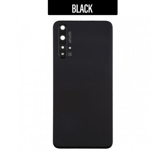 Back Glass Cover with Camera Lens For Huawei Nova 5T-Black