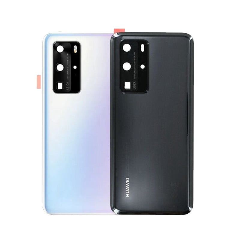 Back Glass Cover with Camera Lens For Huawei P40