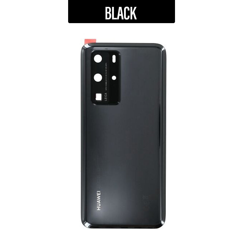 Back Glass Cover With Camera Lens For Huawei P40 Pro