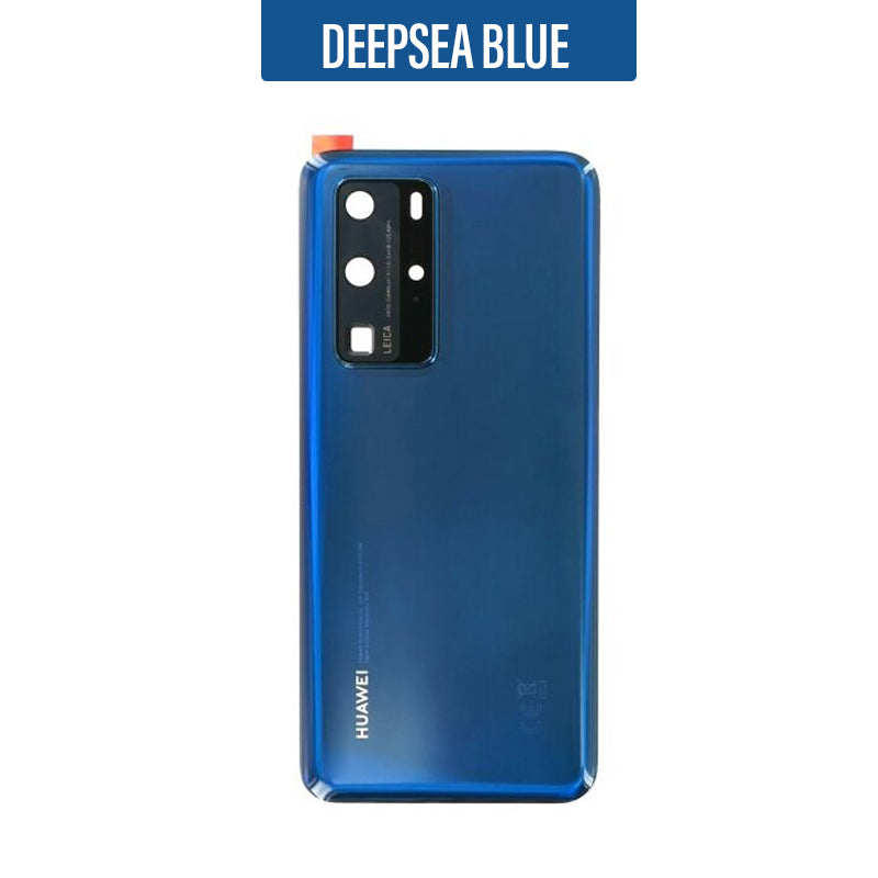 Back Glass Cover With Camera Lens For Huawei P40 Pro