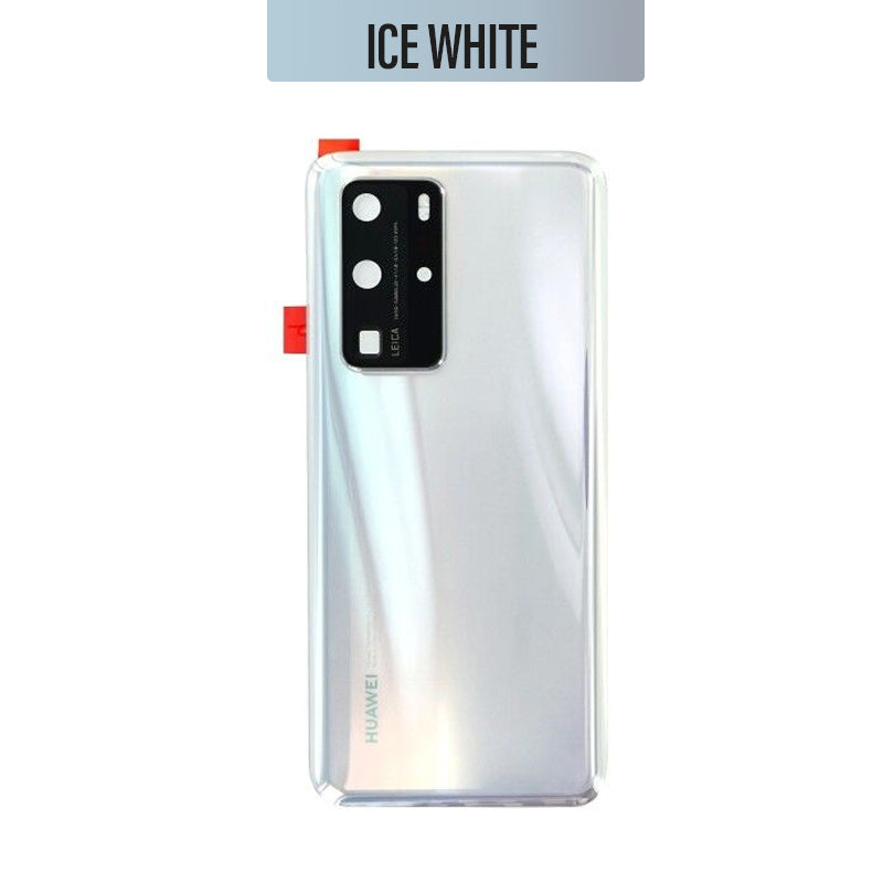 Back Glass Cover With Camera Lens For Huawei P40 Pro